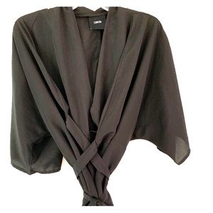 Black kimono top